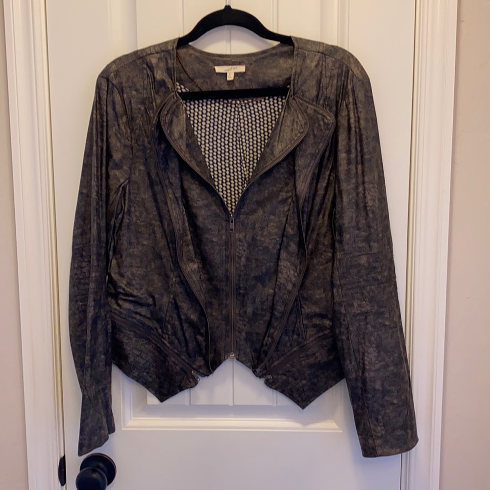 Mystree Faux Leather Jacket